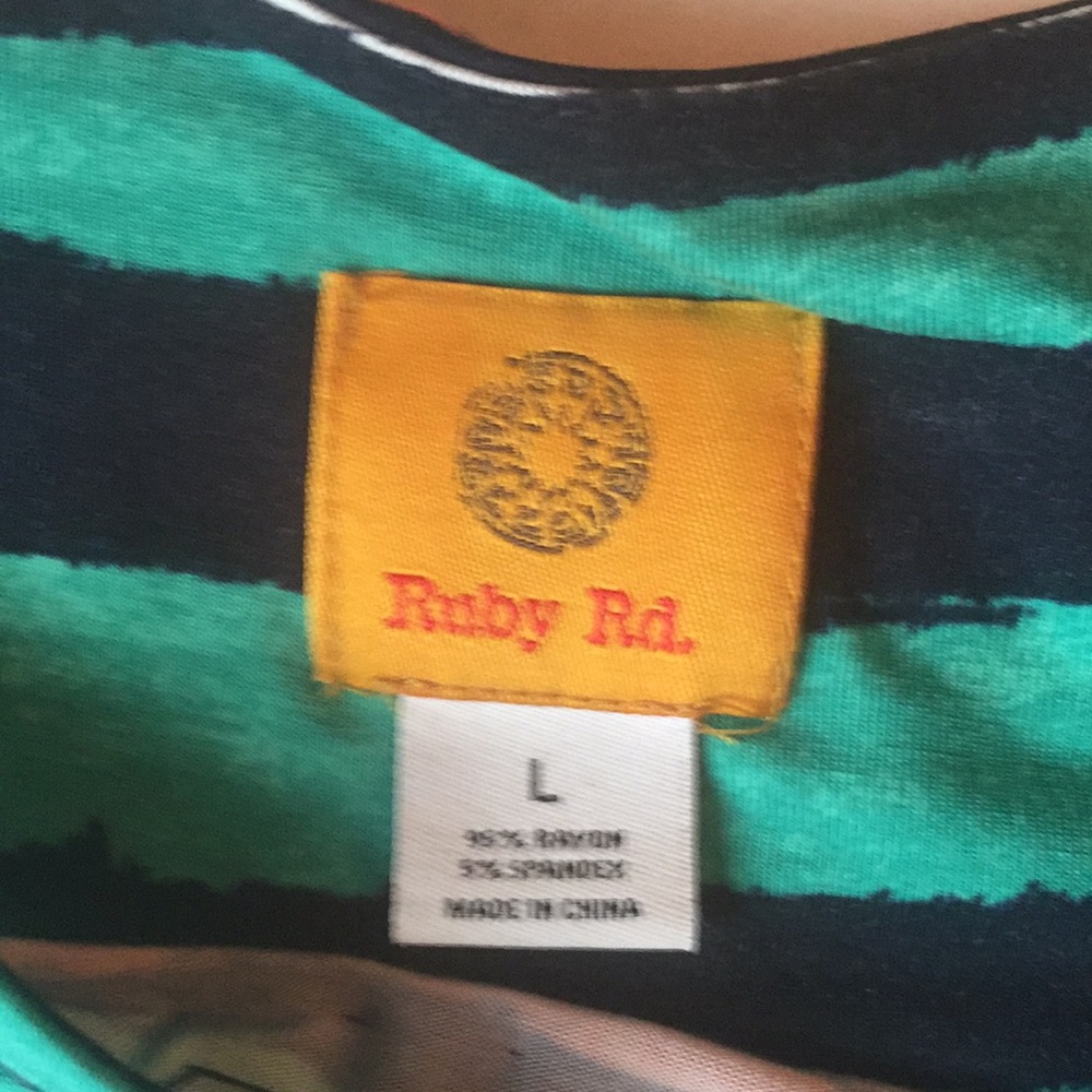 Ruby Rd. Multi Colored Knit Top - Picture 3 of 6
